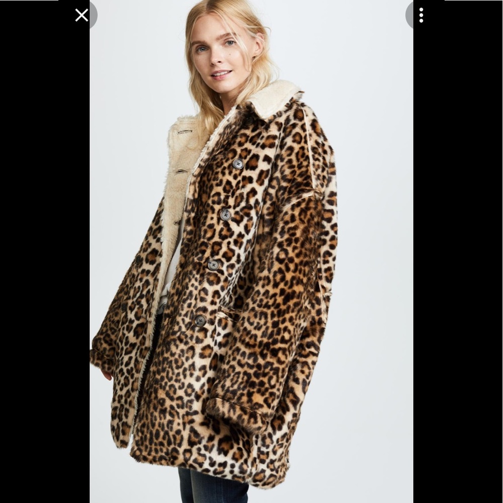 R13 Leopard oversized coat - worn a handful of times - EXCELLENT condition